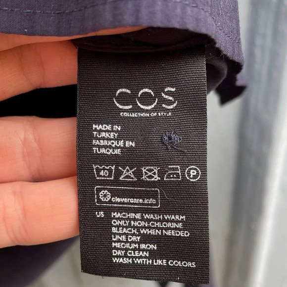 COS Navy Tunic  Top, size 4 - Picture 7 of 8